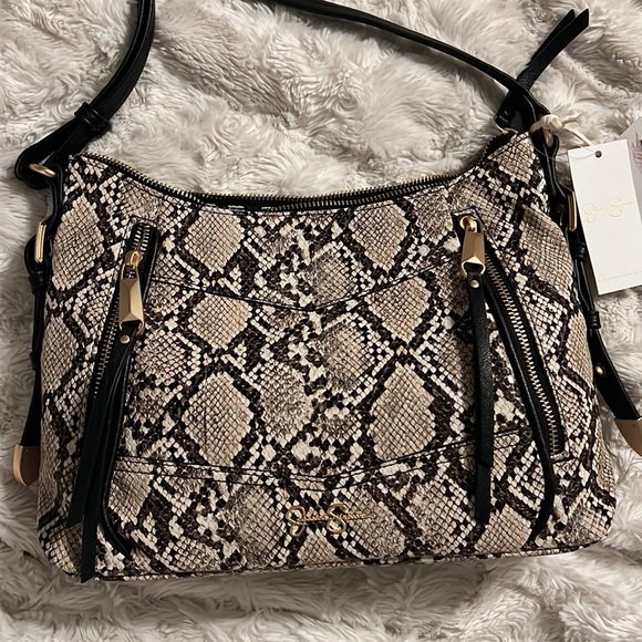 Jessica Simpson NWT Snakeskin shoulder bag - Picture 3 of 7